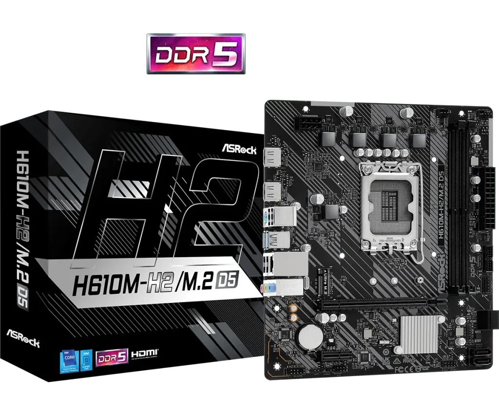 ASRock 1700 H610M-H2/M.2 D5 - DDR5/M.2/2xHDMI/µATX