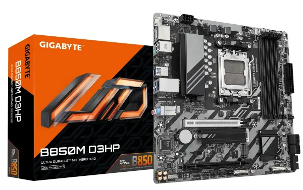 Gigabyte AM5 B850M D3HP - DDR5/2xM.2/2xDP/HDMI/µATX