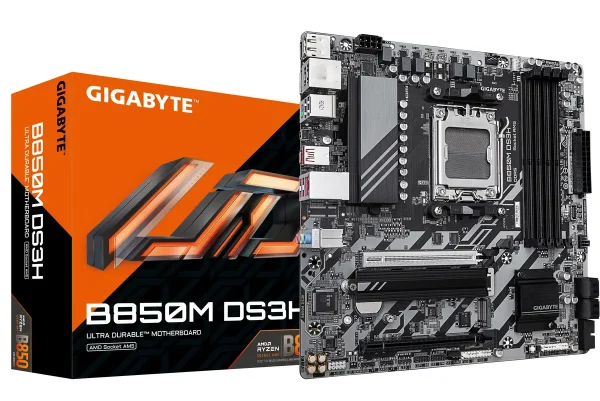 Gigabyte AM5 B850M DS3H - DDR5/2xM.2/2xDP/HDMI/µATX