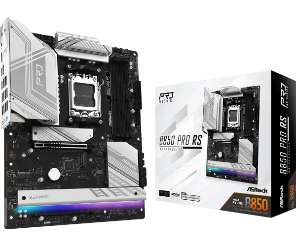 ASRock AM5 B850 Pro RS - DDR5/4xM.2/HDMI/USB-C/ATX