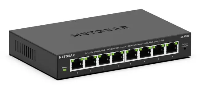 8Port 1Gbps Easy Smart Essentials Netgear - Afbeelding 2