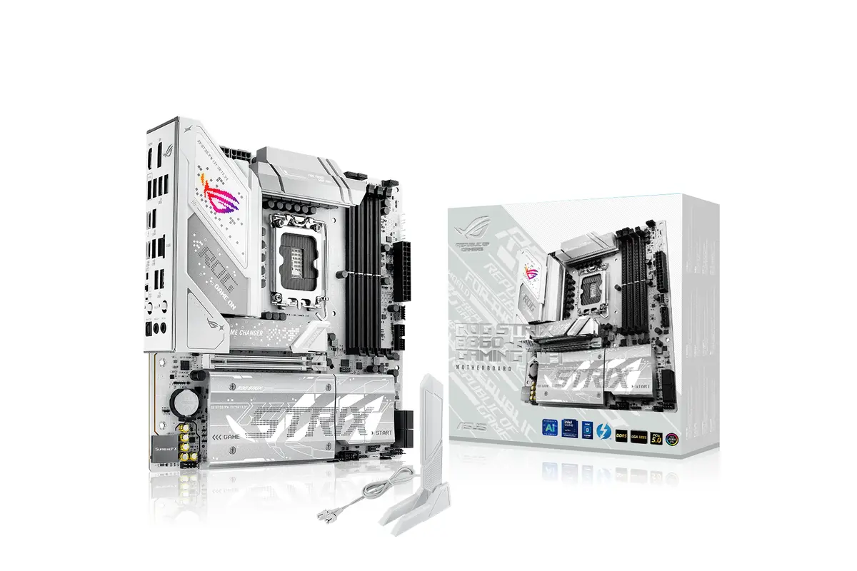 ASUS 1851 B860-G GAMING WIFI ROG STRIX - DDR5/4xM.2/wit - Afbeelding 11