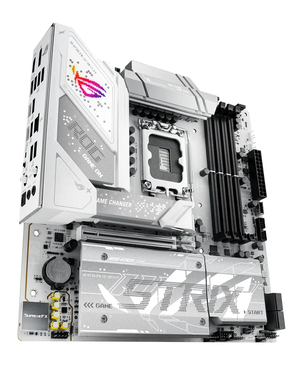 ASUS 1851 B860-G GAMING WIFI ROG STRIX - DDR5/4xM.2/wit - Afbeelding 3