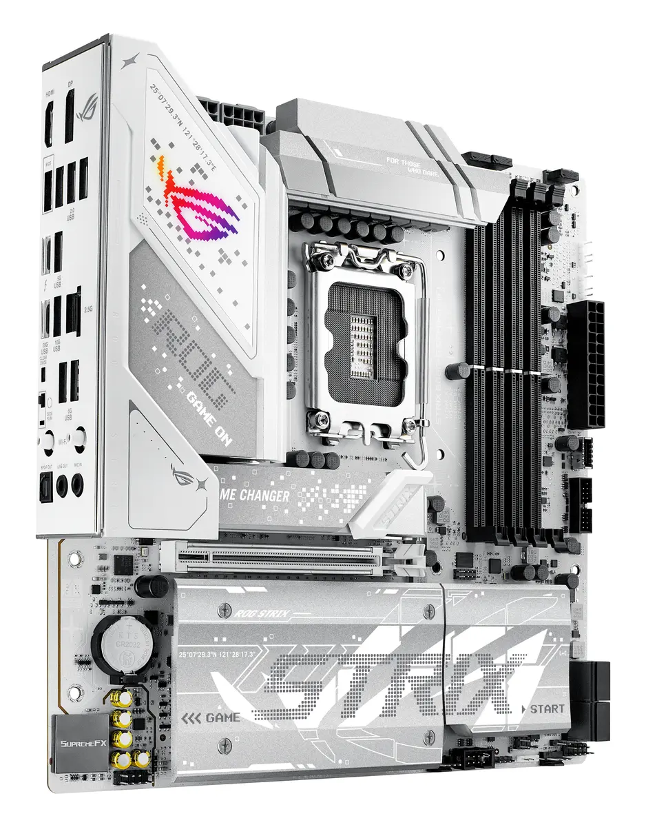 ASUS 1851 B860-G GAMING WIFI ROG STRIX - DDR5/4xM.2/wit - Afbeelding 4