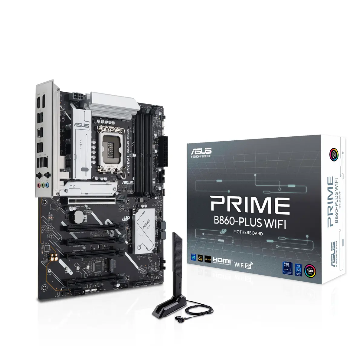 ASUS 1851 B860-PLUS WIFI PRIME - DDR5/2xM.2/DP/HDMI/ATX - Afbeelding 12