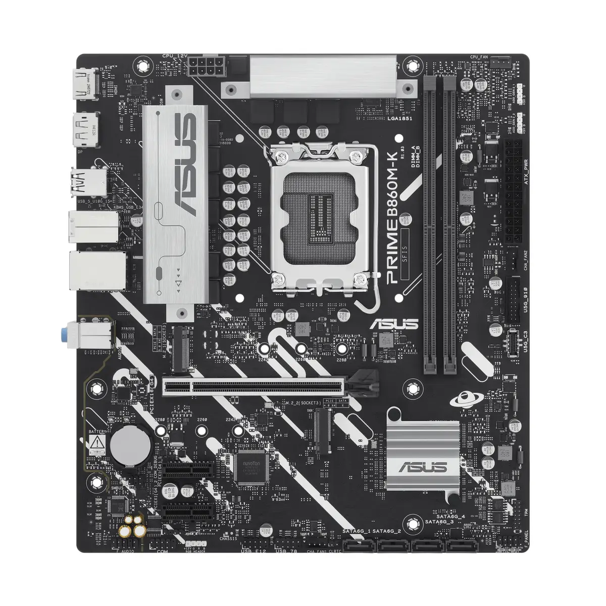 ASUS 1851 B860M-K PRIME - DDR5/2xM.2/DP/HDMI/µATX