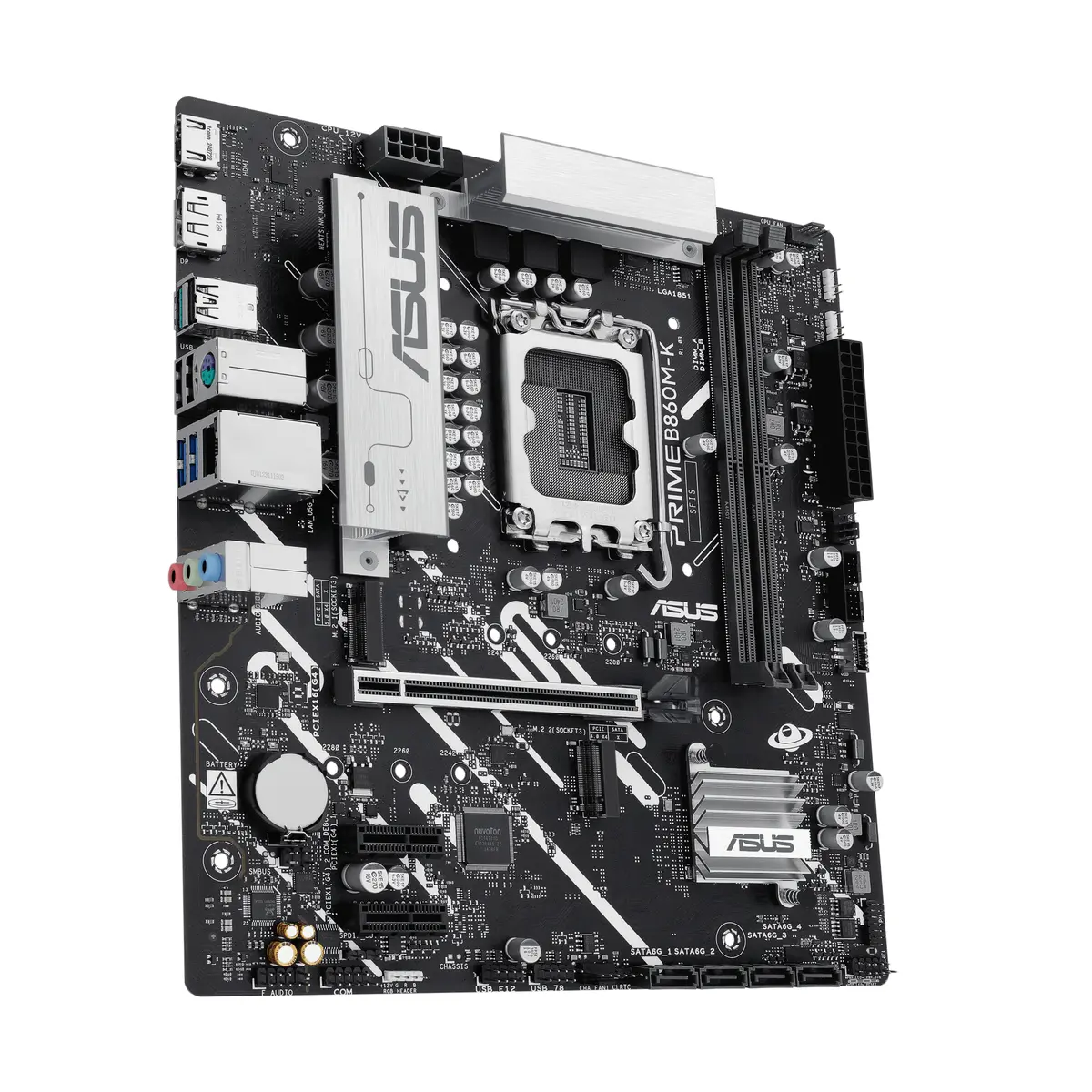 ASUS 1851 B860M-K PRIME - DDR5/2xM.2/DP/HDMI/µATX - Afbeelding 3