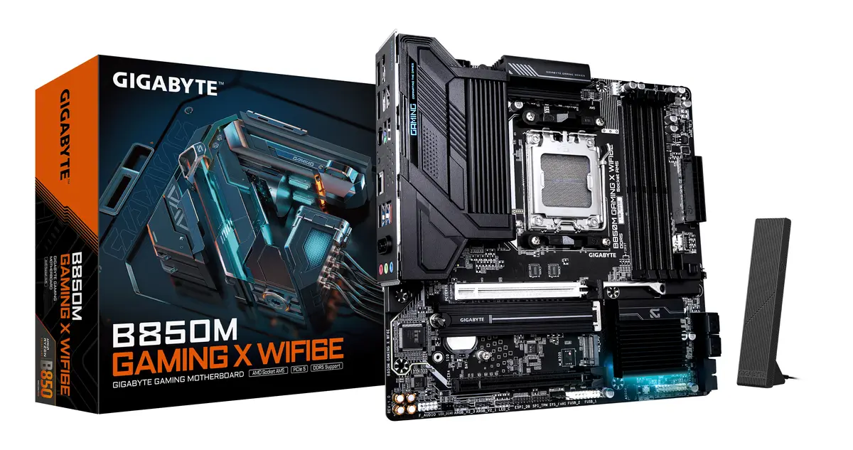 Gigabyte AM5 B850M GAMING X WIFI6E - DDR5/2xM.2/2xDP/HDMI