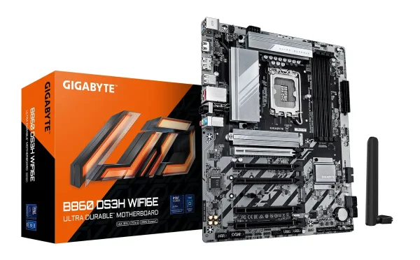 Gigabyte 1851 B860 DS3H WIFI6E - DDR5/M.2/DP/HDMI/ATX