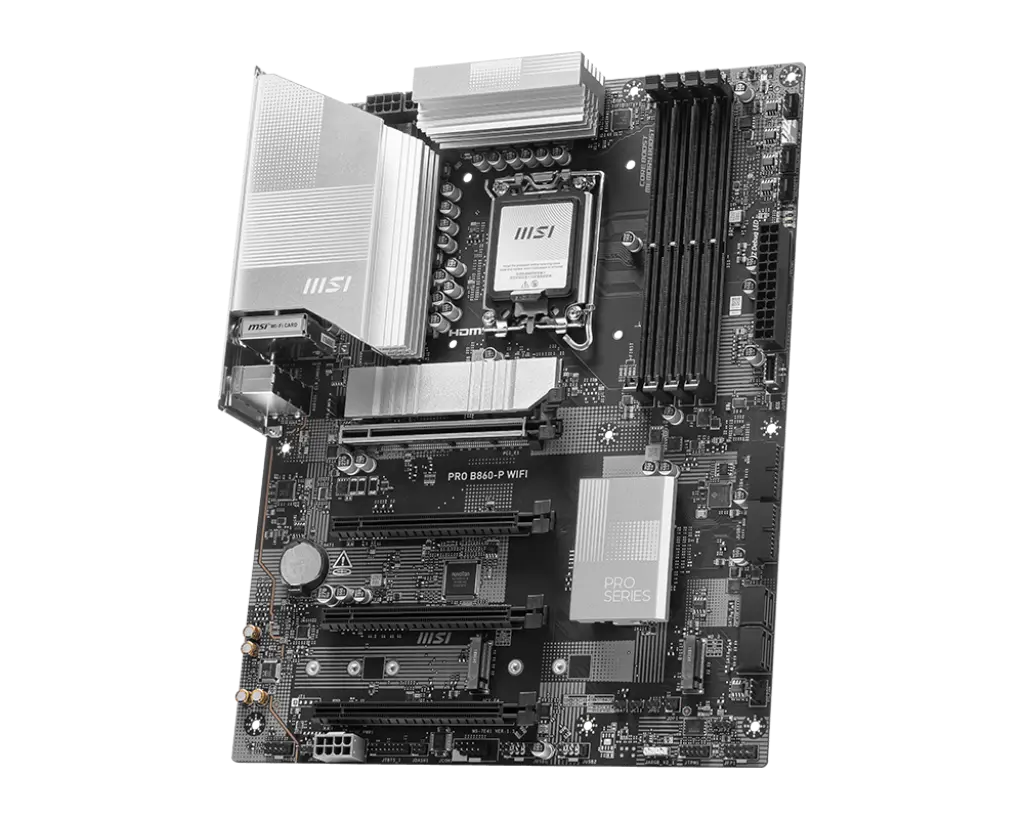 MSI 1851 B860-P PRO WIFI - DDR5/3xM.2/DP/HDMI/USB-C/ATX - Afbeelding 3