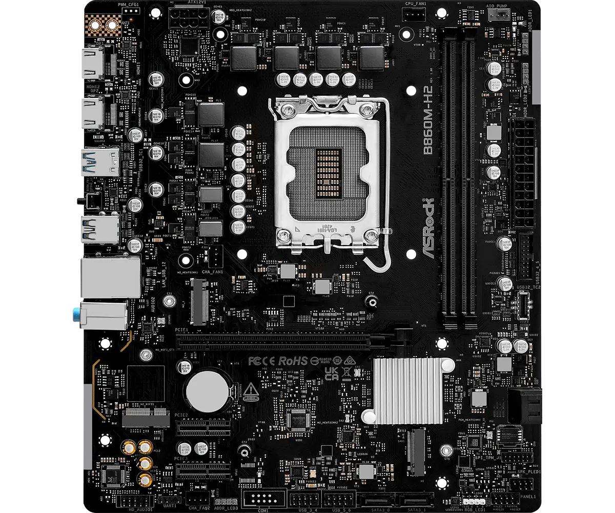 ASRock 1851 B860M-H2 - DDR5/2xM.2/2xHDMI/µATX