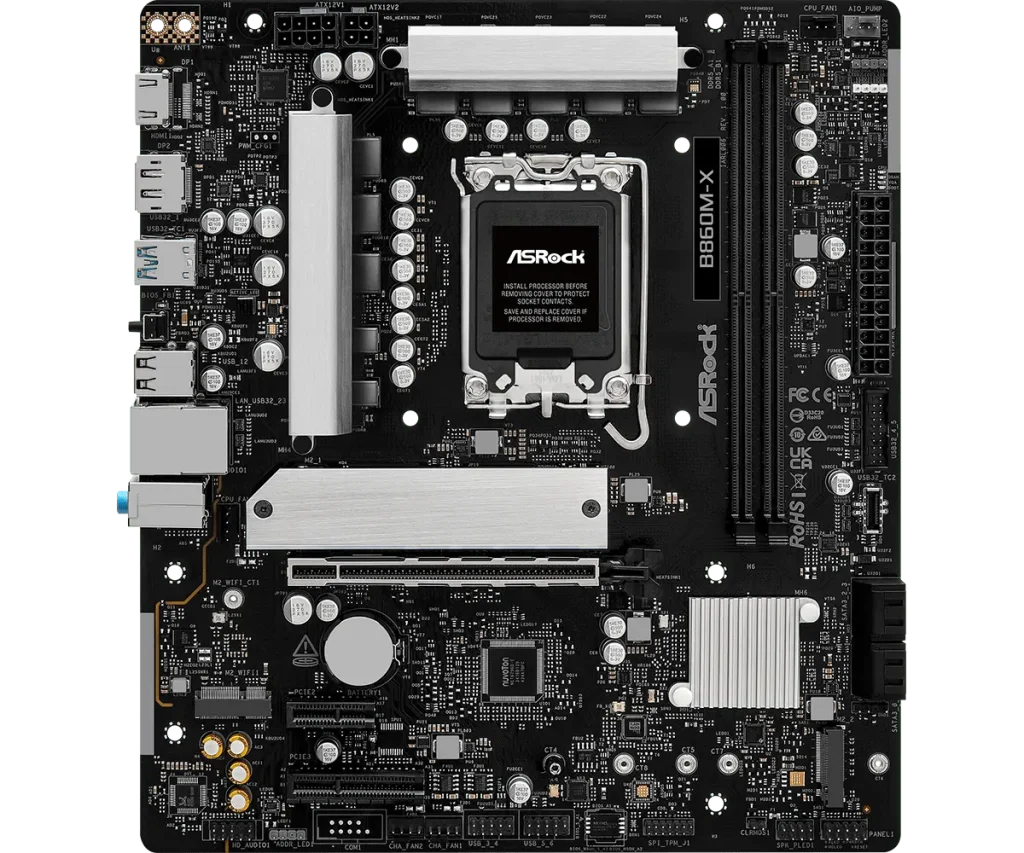 ASRock 1851 B860M-X - DDR5/2xM.2/DP/HDMI/µATX