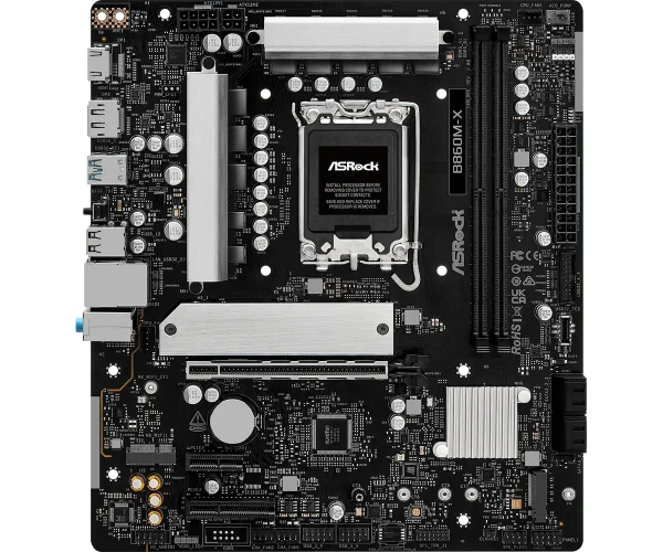 ASRock 1851 B860M-X - DDR5/2xM.2/DP/HDMI/µATX