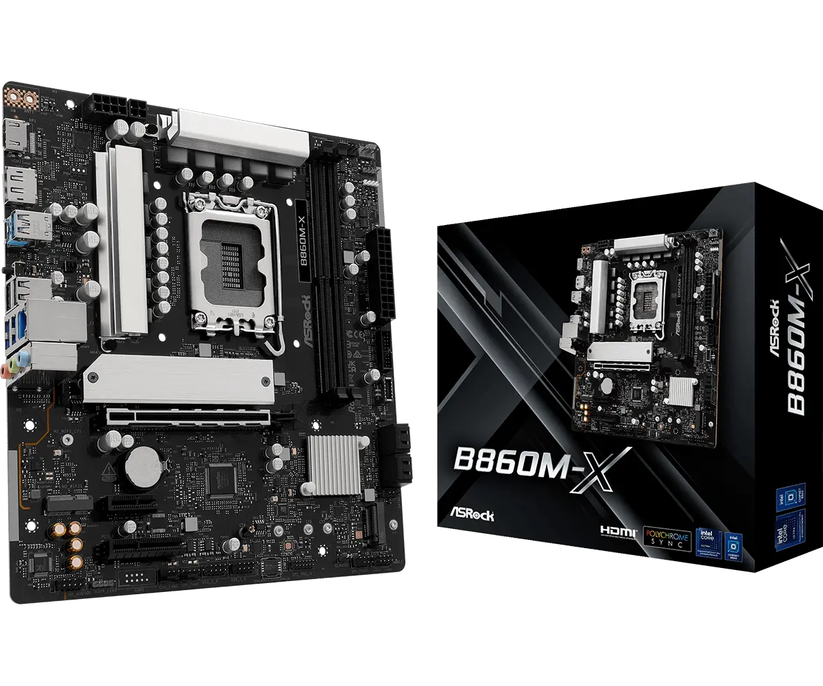 ASRock 1851 B860M-X - DDR5/2xM.2/DP/HDMI/µATX - Afbeelding 6