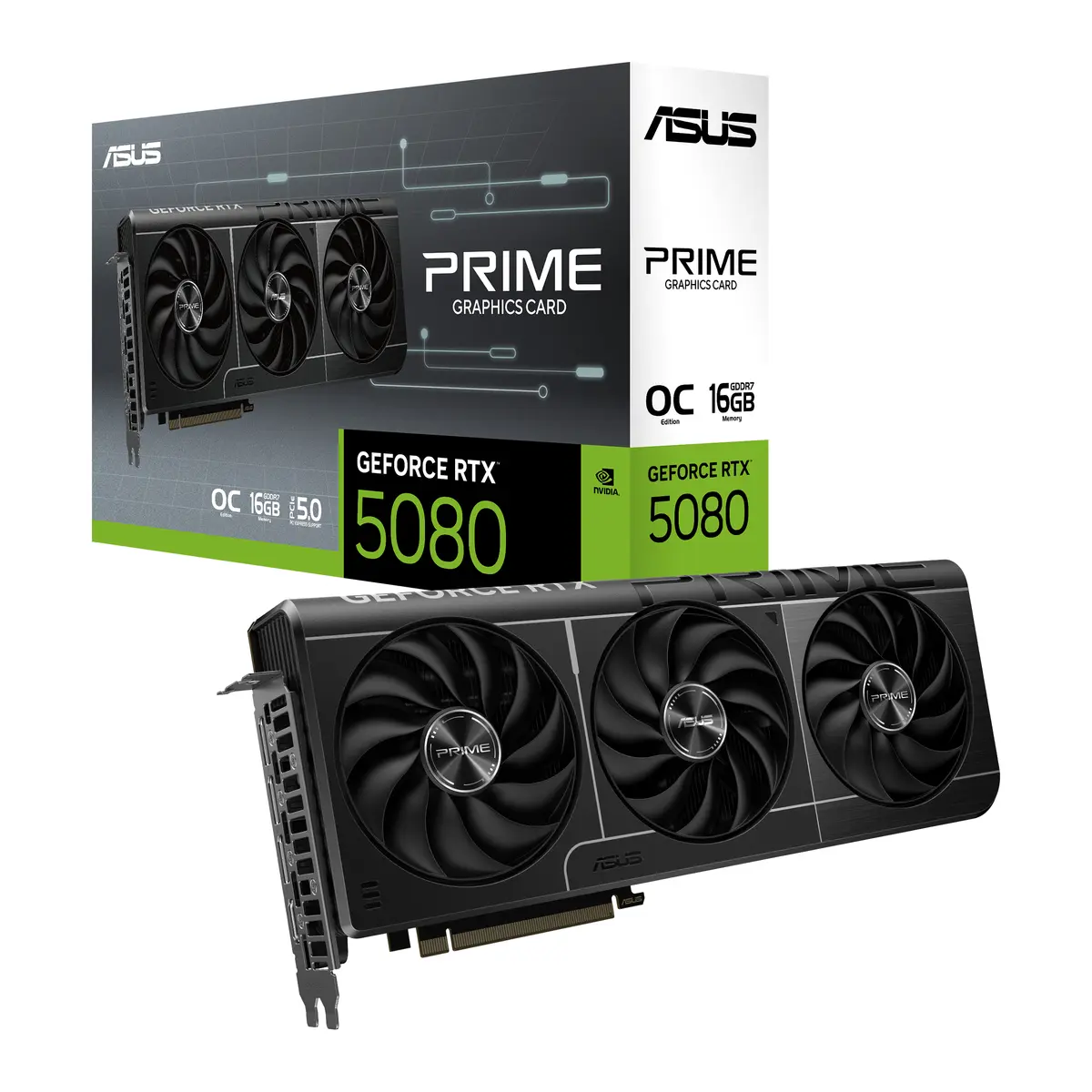 5080 ASUS PRIME RTX OC 16GB/3xDP/HDMI/2,5slot - Afbeelding 11