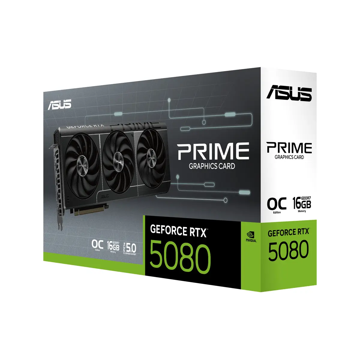 5080 ASUS PRIME RTX OC 16GB/3xDP/HDMI/2,5slot - Afbeelding 12