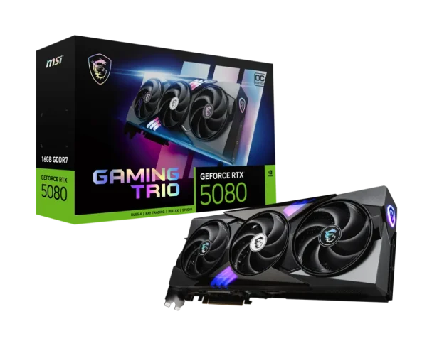 5080 MSI RTX GAMING TRIO OC 16GB/3xDP/HDMI/2,5slot