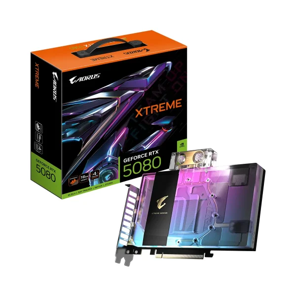 5080 Gigabyte RTX AORUS XTREME WATERF. WB 16GB/3xDP/HDMI