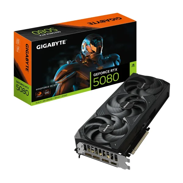 5080 Gigabyte RTX WINDFORCE OC SFF 16GB/3xDP/HDMI