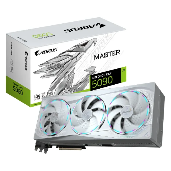 5090 Gigabyte RTX AORUS MASTER ICE 32GB/3xDP/HDMI - Wit