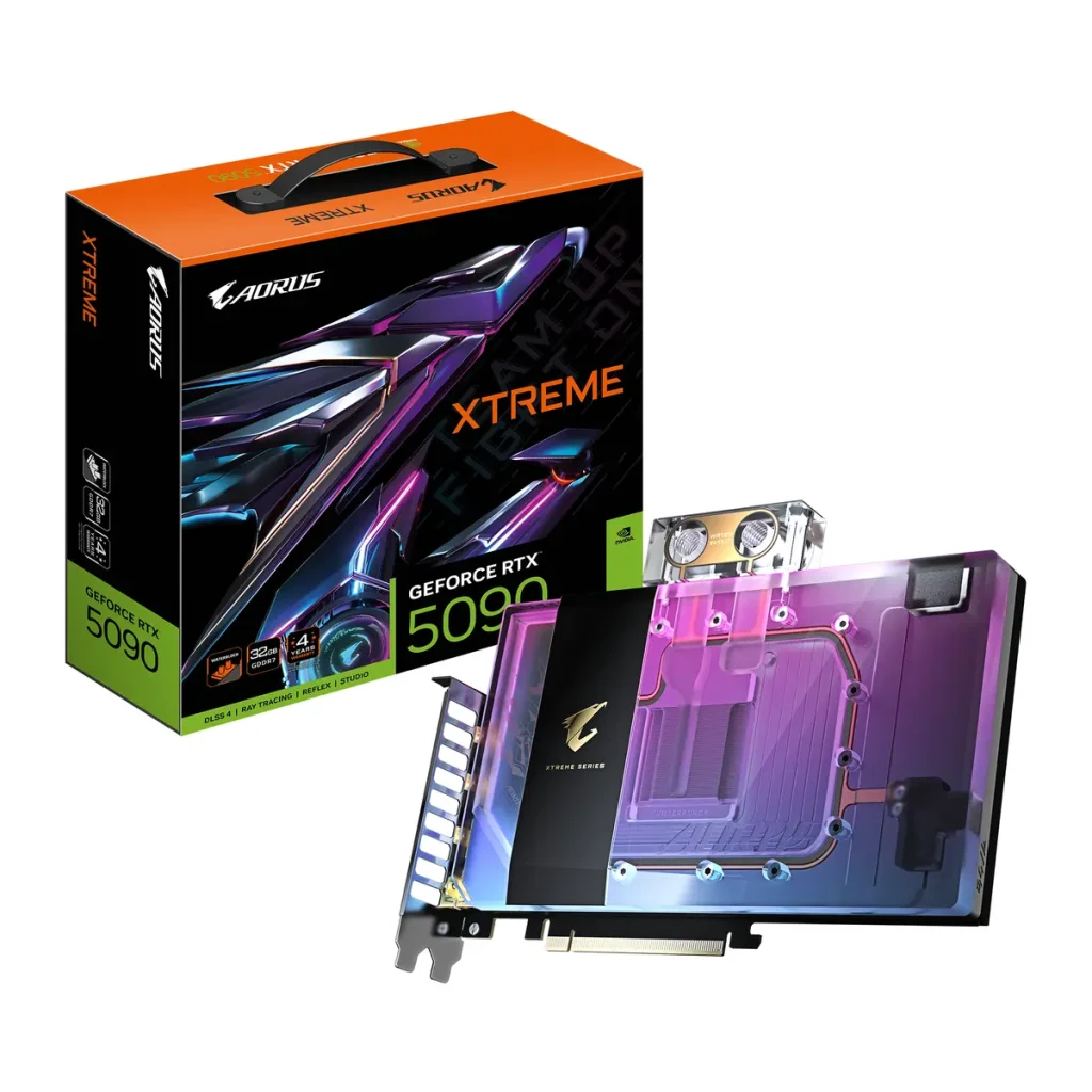 5090 Gigabyte RTX AORUS XTREME WATERF. WB 32GB/3xDP/HDMI