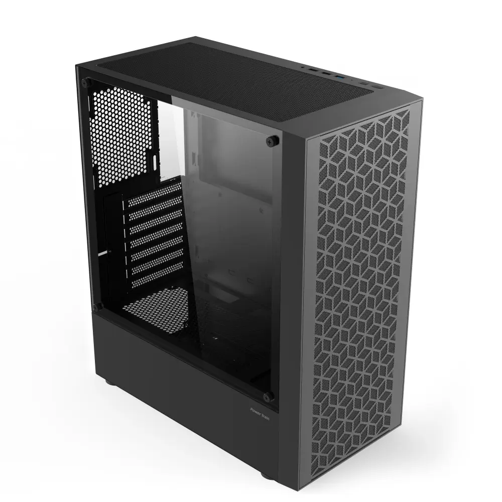 Power Train GC361040B - TG/USB3.0/Midi/ATX/Zwart - Afbeelding 2