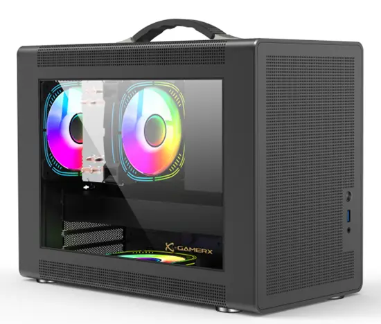 Power Train GC361000B - TG/USB-C/Midi/µATX/Zwart - Afbeelding 5