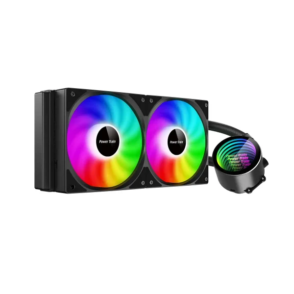 Power Train DL-240A ARGB Waterkoeling - AMD-Intel Zwart