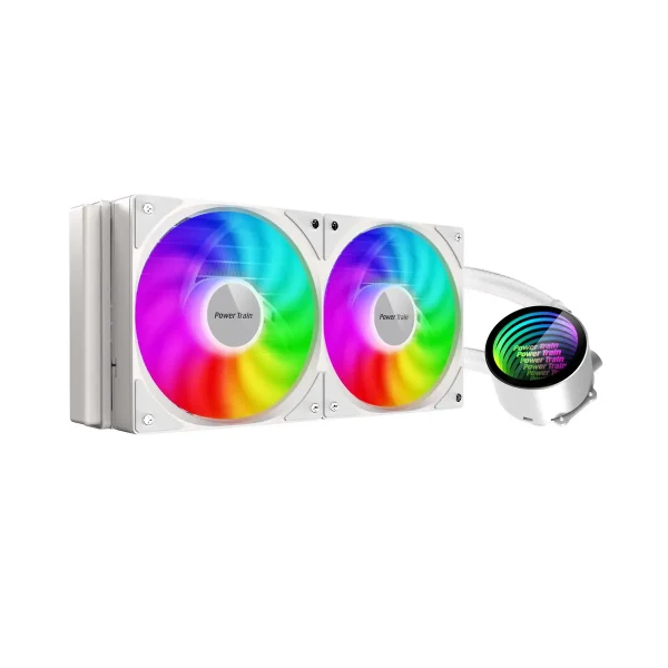 Power Train DL-240AW ARGB Waterkoeling - AMD-Intel Wit