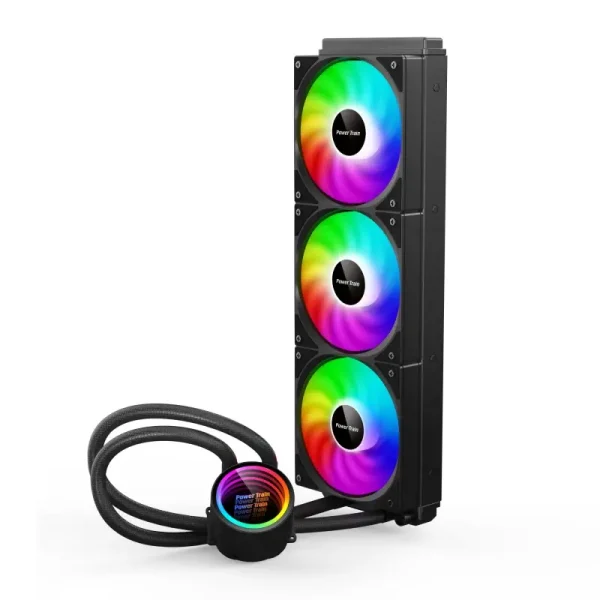 Power Train DL-360A ARGB Waterkoeling - AMD-Intel Zwart