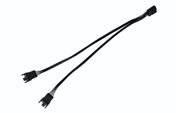 Power Train PWM Splitter kabel 2 Fans Zwart