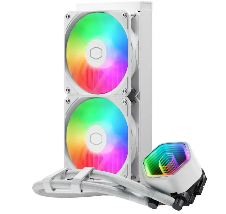 Cooler Master MasterLiquid 240 Core II ARGB Waterk. Wit - Afbeelding 2
