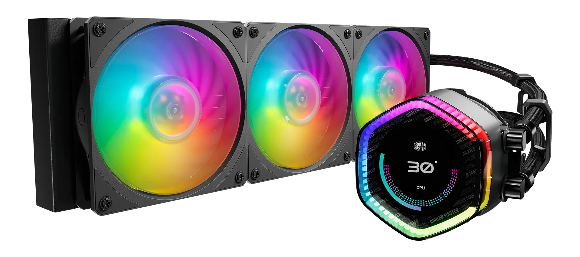 Cooler Master MasterLiquid 360 ION ARGB LCD Waterk.