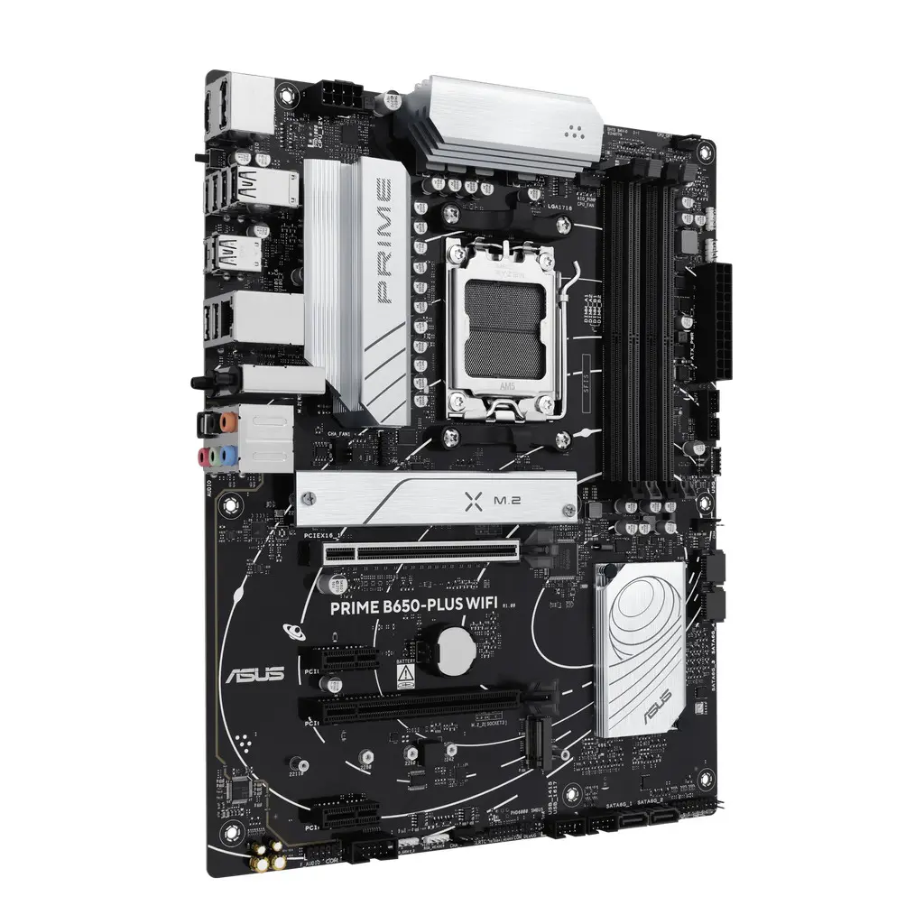 ASUS AM5 B650-PLUS WIFI PRIME - DDR5/2xM.2/DP/HDMI/ATX - Afbeelding 2