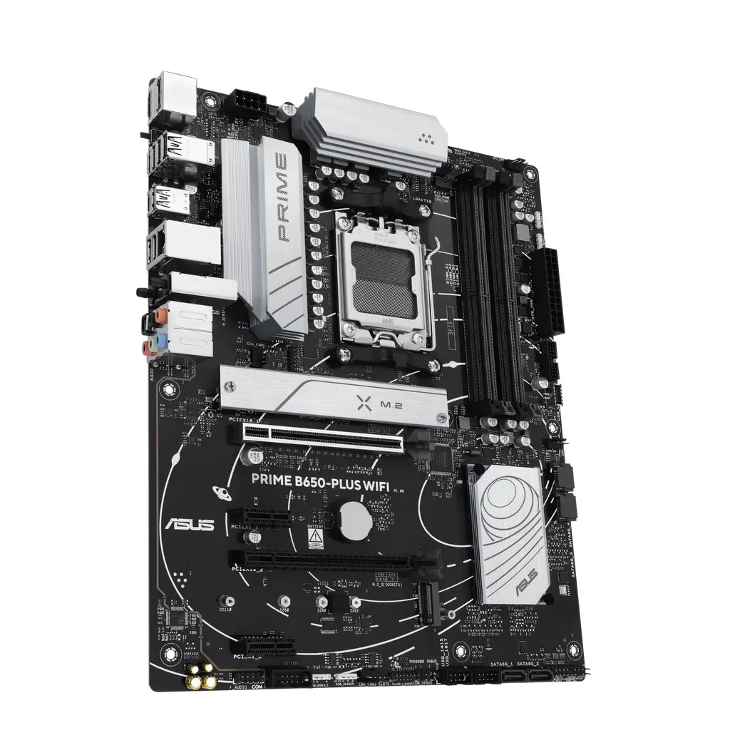 ASUS AM5 B650-PLUS WIFI PRIME - DDR5/2xM.2/DP/HDMI/ATX - Afbeelding 3