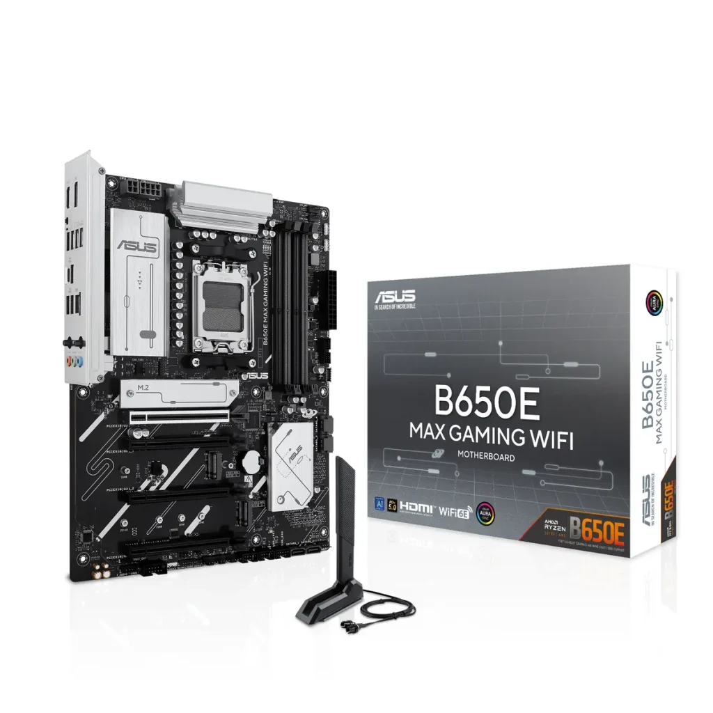 ASUS AM5 B650E MAX GAMING WIFI - DDR5/4xM.2/DP/HDMI/ATX