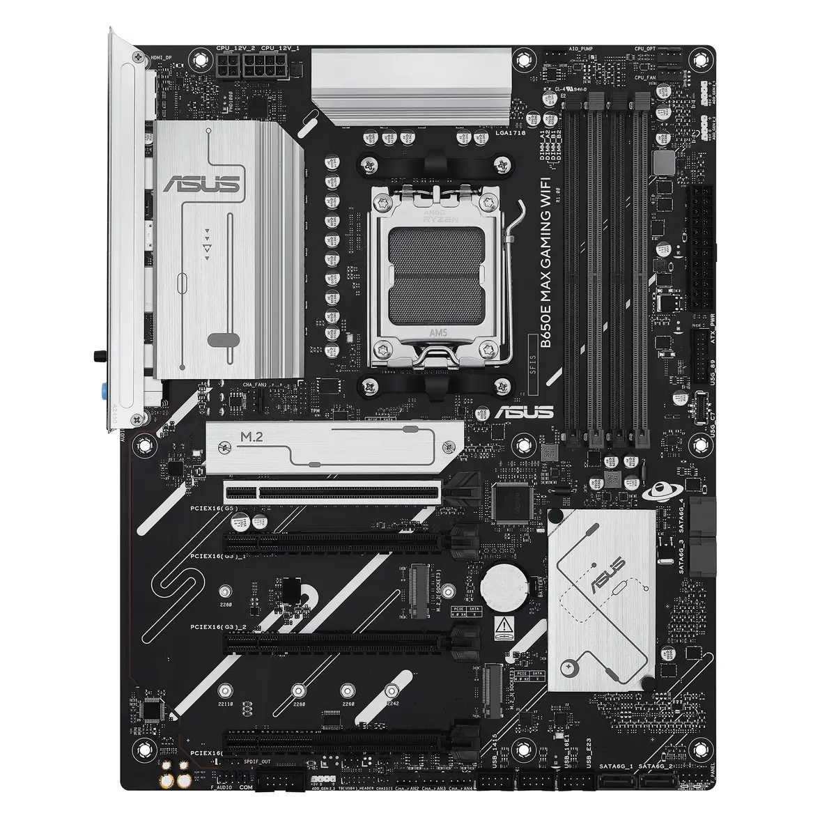 ASUS AM5 B650E MAX GAMING WIFI - DDR5/4xM.2/DP/HDMI/ATX - Afbeelding 2
