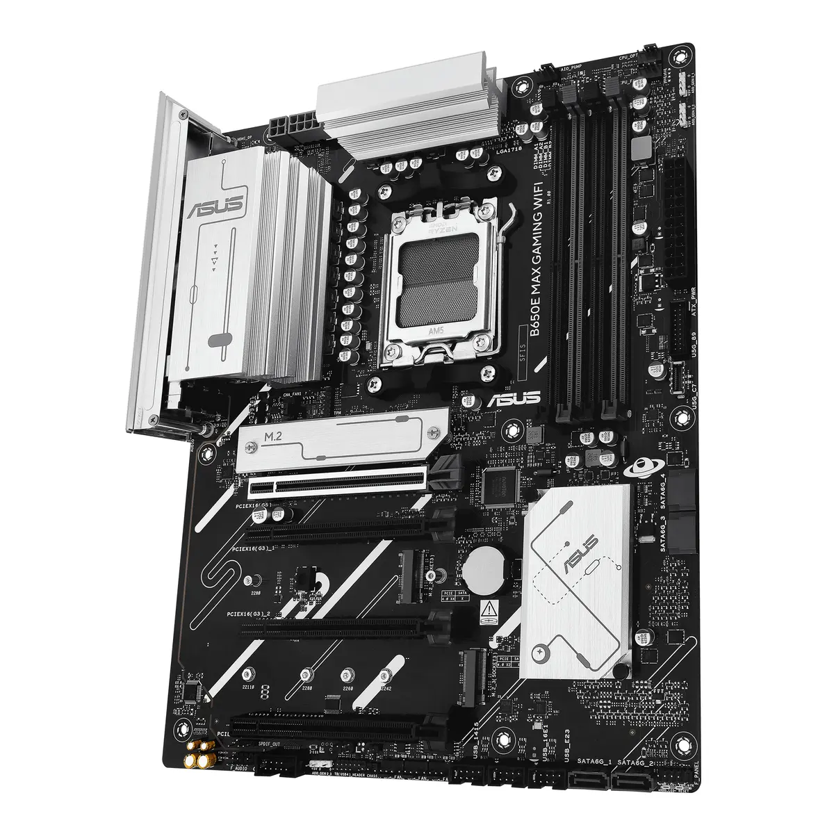 ASUS AM5 B650E MAX GAMING WIFI - DDR5/4xM.2/DP/HDMI/ATX - Afbeelding 5