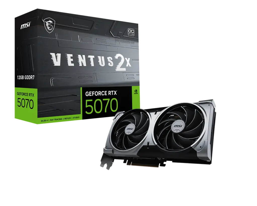5070 MSI RTX VENTUS 2X OC 12GB/3xDP/HDMI/2,5slot