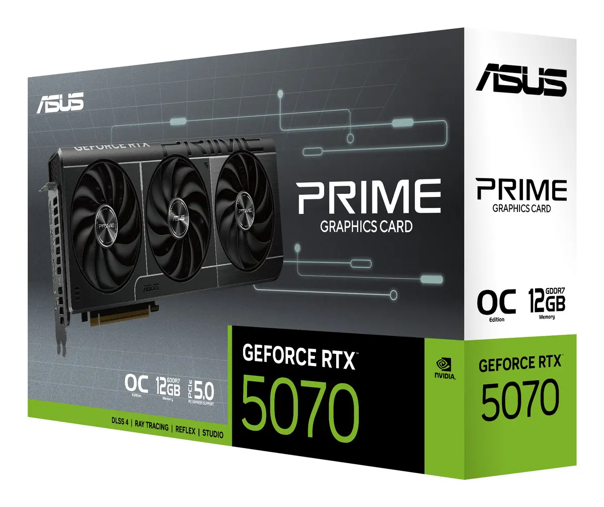 5070 ASUS PRIME RTX OC 12GB/3xDP/HDMI/2,5slot - Afbeelding 12