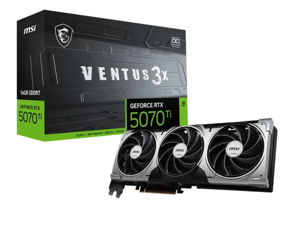 5070Ti MSI RTX VENTUS 3X OC 16GB/3xDP/HDMI/2,5slot