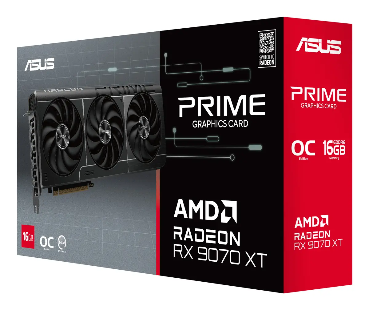 9070XT ASUS PRIME RX OC 16GB/3xDP/HDMI/2,5slot - Afbeelding 12