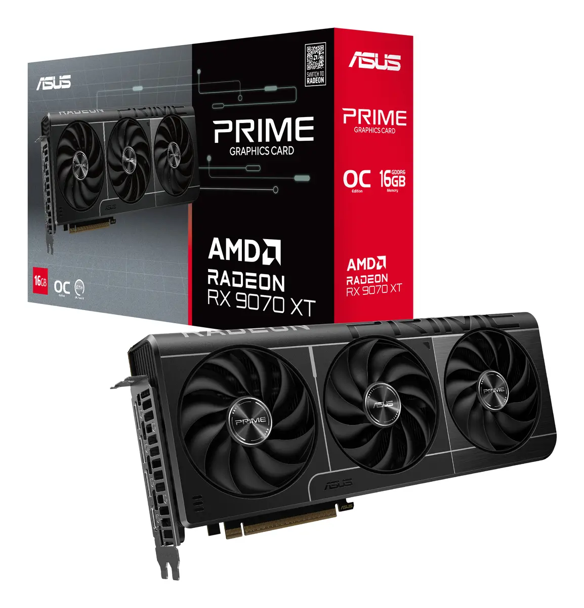 9070XT ASUS PRIME RX OC 16GB/3xDP/HDMI/2,5slot - Afbeelding 13