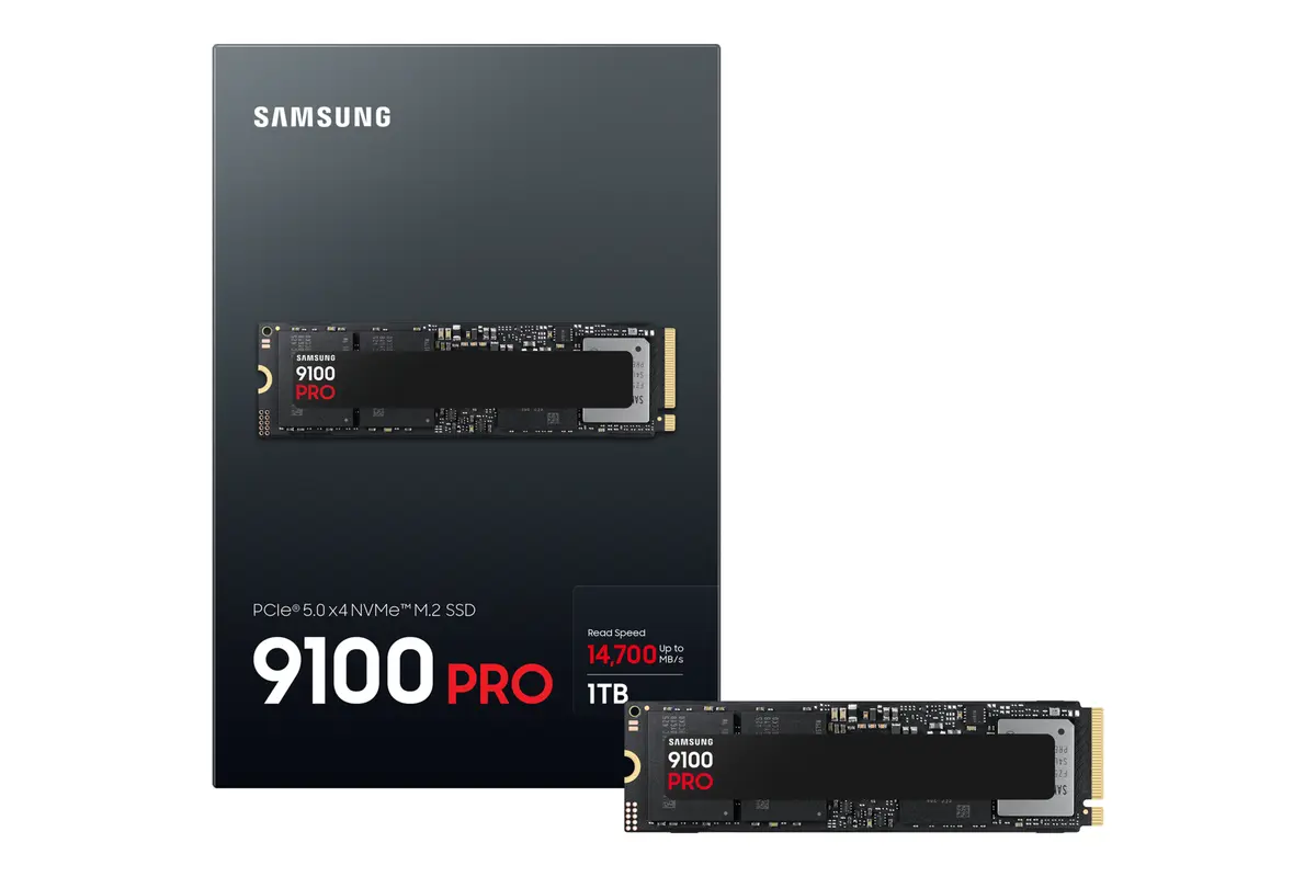 1TB M.2 PCIe NVMe Samsung 9100 Pro TLC/14700/13300 - Afbeelding 3