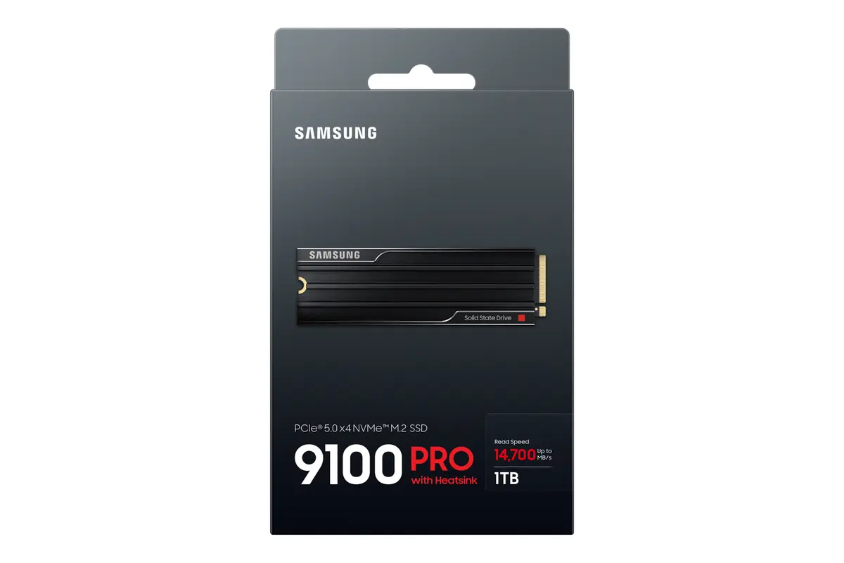 1TB M.2 PCIe NVMe Samsung 9100 Pro 14700/13300 Heatsink - Afbeelding 9