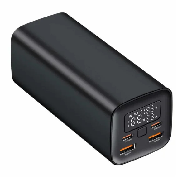 Power Bank 20000mAh LogiLink 2xUSB-C, 2x USB-A Zwart