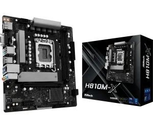 ASRock 1851 H810M-X - DDR5/M.2/DP/HDMI/VGA/µATX