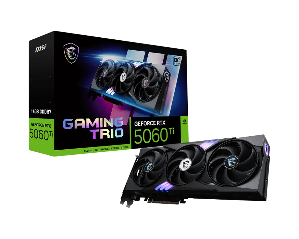 5060Ti MSI RTX GAMING TRIO OC 16GB/3xDP/HDMI/2,5slot