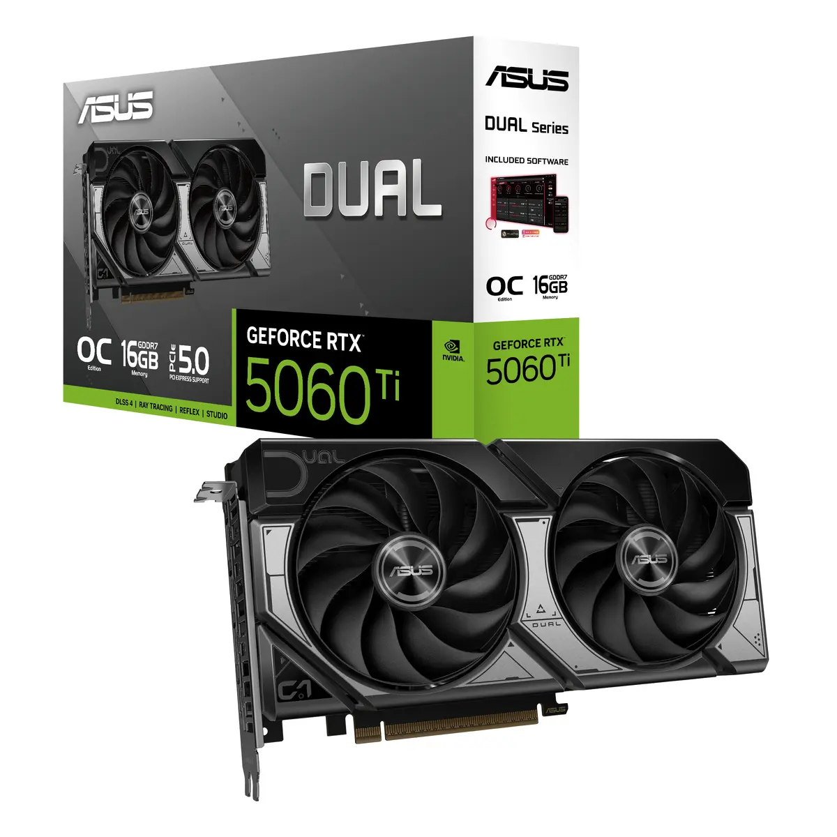 5060Ti ASUS DUAL RTX OC 16GB/3xDP/HDMI/2,5slot - Afbeelding 15