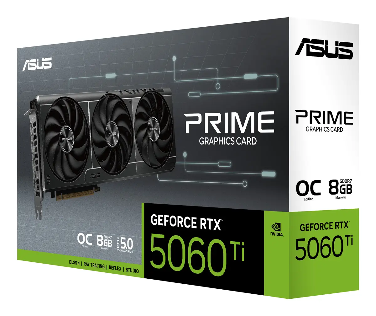 5060Ti ASUS PRIME RTX OC 8GB/3xDP/HDMI/2,5slot - Afbeelding 9